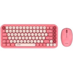 Kit Teclado y Mouse Acteck Creator Chic K- Colors MK480 - Inalámbrico - Rojo