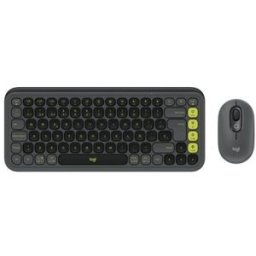 Kit Teclado y Mouse Logitech POP Icon - Inalámbrico - Bluetooth - Español - Grafito