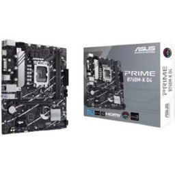 Tarjeta Madre ASUS PRIME B760M-A D4 - Socket LGA 1700 - DDR4 - 2133/3600/5333 MHz - HDMI - DisplayPort - Micro ATX