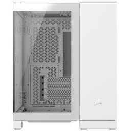 Gabinete Gamer Corsair iCUE LINK 2500X RGB - Micro Torre - Micro ATX/Mini-ITX - Panel Lateral - Blanco