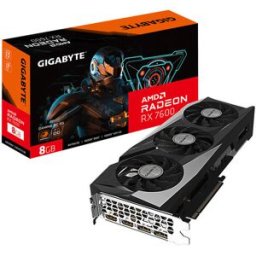 Tarjeta de Video Gigabyte Radeon RX 7600 GAMING OC - 8GB - 128-bit - PCI-E 4.0 - GDDR6 - HDMI - DisplayPort