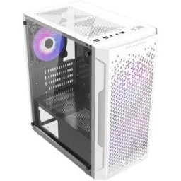 Gabinete Gamer Balam Rush ARTIC GI725 - Mini Torre - Micro ATX/Mini ITX - Panel Lateral - Blanco