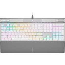Teclado Gamer Corsair K70 PRO RGB - Alámbrico - RGB - Blanco - CORSAIR Opx