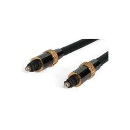 Cable StarTech.com - 6m - TosLink - Audio Digital Óptico - SPDIF Premium - Negro