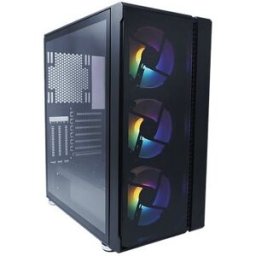 Gabinete Gamer Evotec EV-1021 - Mini Torre - ATX/Micro ATX/Mini-ATX - 3 Ventiladores - Panel Lateral