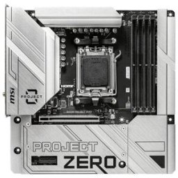 Tarjeta Madre MSI B650M PROJECT ZERO - Socket AM5 - 4xDDR5 - 4800/6400/7600MHz - HDMI - DisplayPort - USB 2.0/3.2 - Micro ATX