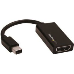 Adaptador de Vídeo StarTech.com - Mini DisplayPort a HDMI - 4K - 60Hz - Negro