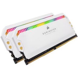 Memoria RAM Corsair Dominator Platinum RGB - DDR4 - 16GB (2x8GB) - 4000MHz - DIMM - Blanca - para PC