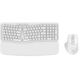 Kit Teclado y Mouse Acteck Creator Ultra Confort MK650 - Inalámbrico - Blanco