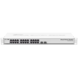 Switch MikroTik CSS326-24G-2S+RM - Gigabit Ethernet - 24 Puertos - 2 Puertos SFP+ - Gestionado