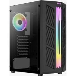 Gabinete Gamer AeroCool Prime ARGB - Media Torre - ATX/Micro ATX/Mini-ITX - 1x Ventilador - Panel Lateral