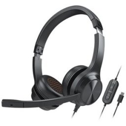 Diadema Creative CHAT - Alámbrico - USB - Micrófono - Negro