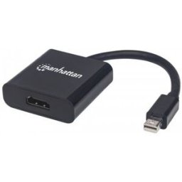 Adaptador Manhattan 152570 - Mini-DisplayPort a HDMI - Negro