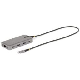 Hub USB StarTech.com 117B-USBC-MULTIPORT - USB-C a USB-A/USB-C/HDMI/DisplayPort/RJ-45 - Gris