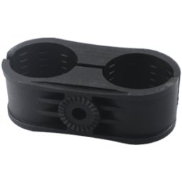 Sujetador Syscom CB-214 - Plástico - Para Coaxial de 2-1/4" - 10 Piezas