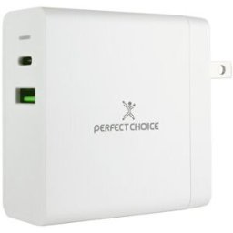 Cargador de Pared Perfect Choice PC-240396 - USB-C - 65W - 2.4A - Blanco