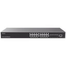 Grandstream Networks Switch Grandstream GWN7812P - Gigabit Ethernet - 16 Puertos PoE+ - 4 SFP+ - Administrable