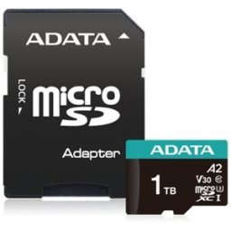Memoria MicroSDXC ADATA Premier Pro - 1TB - Clase 10 - C/Adaptador