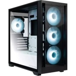 Batauro Gabinete Gamer BAUTAURO Lander - Media Torre - Micro ATX/Mini ATX - 4 Ventiladores - Panel Lateral