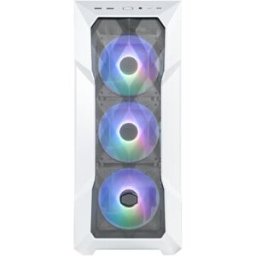 Gabinete Gamer Cooler Master MasterBox TD500 Mesh V2 - Media Torre - ATX/Micro-ATX/Mini-ITX/SSI-CEB/E-ATX - 3 Ventiladores - Panel Lateral - Blanco