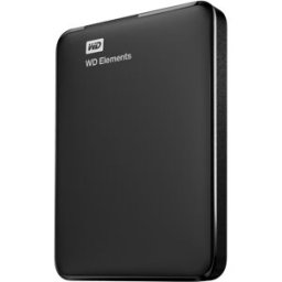 Disco Duro Externo Western Digital WD Elements - 2.5" - 1TB - USB 3.0 - para Windows - Negro