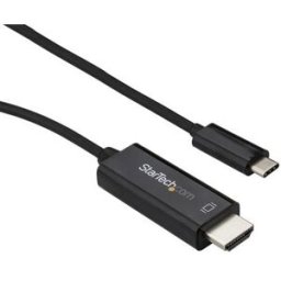 Cable Adaptador StarTech.com CDP2HD3MBNL - 3m - USB-C a HDMI - 4K - Negro