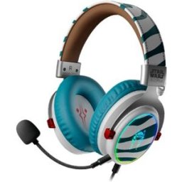 Diadema Gamer Primus Gaming ARCUS110T AHSOKA TANO - Alámbrico - Micrófono - Blanco con Azul