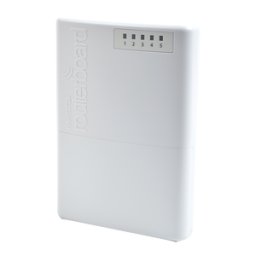 Router MikroTik PowerBox - 5 Puertos - Fast Ethernet - PoE - Exterior