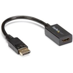 Adaptador de Vídeo StarTech.com DP2HDMI2 - DisplayPort a HDMI - Macho/Hembra - Negro