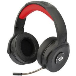 Diadema Gamer REDRAGON Pelops H818 - Inalámbrico - Micrófono - Negro con Rojo