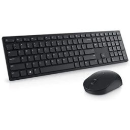 Kit de Teclado y Mouse Dell KM5221W - Inalámbricos - USB - Español - Negro