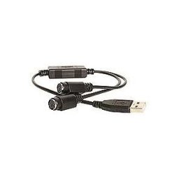Adaptador StarTech.com - USB a Teclado y Mouse PS/2 - Plug and Play