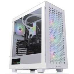 Gabinete Gamer Thermaltake V350 TG ARGB Air Snow - Media Torre - ATX/Micro ATX/Mini-ITX - 3x Ventiladores - Panel Lateral