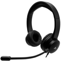 Diadema Acteck AC-932233 - Alámbrico - USB - Micrófono - Negro