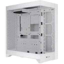 Gabinete Gamer Thermaltake CTE E600MX Snow - Media Torre - EATX/ATX/Mini ITX/Micro ATX - Panel Lateral - Blanco