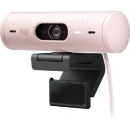 Cámara Web Logitech Brio 500 - 1080P - Micrófono - USB-C - Rosa