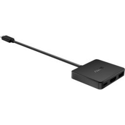 ini Docking USB-C ASUS DC100 - 15cm - Negro - Cuenta con HDMI - Salida 4K - USB Tipo A y USB-C