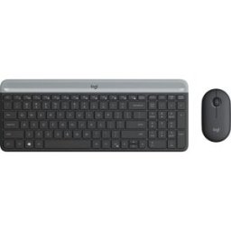 Kit Teclado y Mouse Logitech MK470 - Inalámbrico - USB - Negro
