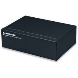 Divisor de Video Manhattan - 4 puertos - VGA - SVGA - Multisync - Negro