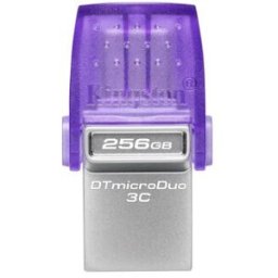 Memoria USB Kingston DataTraveler microDuo 3C - 256GB - USB 3.2 - USB-A/C