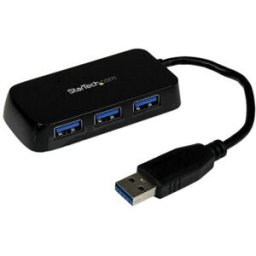 Adaptador StarTech.com Hub USB 3.0 Super Speed para Laptop de 4 Puertos