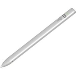 Pluma Logitech Crayon - USB-C - Plata con Blanco