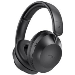 Audífonos Acteck Triton Pro HP636 - Inalámbrico - Bluetooth - Micrófono - Negro