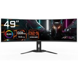 Monitor Gamer Gigabyte AORUS CO49DQ - 39" - DQHD - 144Hz - HDMI - DisplayPort - Curvo