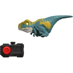 Figura Jurassic World Click Tracker Velociraptor Juguete para niños de 4 años en adelante