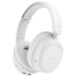 Audífonos Acteck Honour 2 Plus HP626 - Inalámbrico - Bluetooth - Micrófono - Blanco