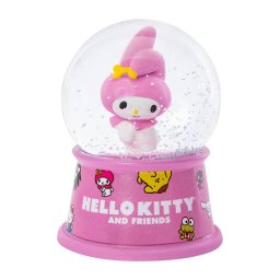 Figura Colección Hello Kitty My Melody Mini Globo Nieve Oficial