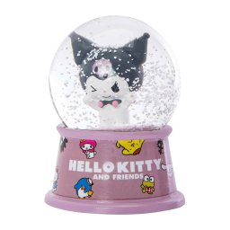 Figura Colección Hello Kitty Kuromi Mini Globo Nieve Oficial