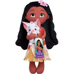 Peluche Original Disney Princess Lil' Friends Moana & Pua Muñeco de Peluche de 36,9 cm