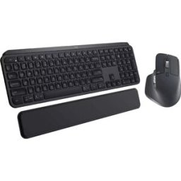 Kit Teclado y Mouse Logitech MX Keys Combo for Business Gen 2 - Teclado - Mouse - Reposamuñecas - Español